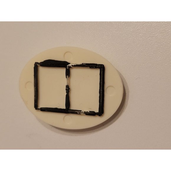 Vintage Cameo Victorian style lady with pearls flower. Brooch Pendant Charm - Picture 5 of 6